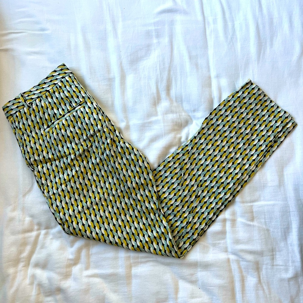 EUC Zara Basics Mid Rise Workwear Trouser Pants
